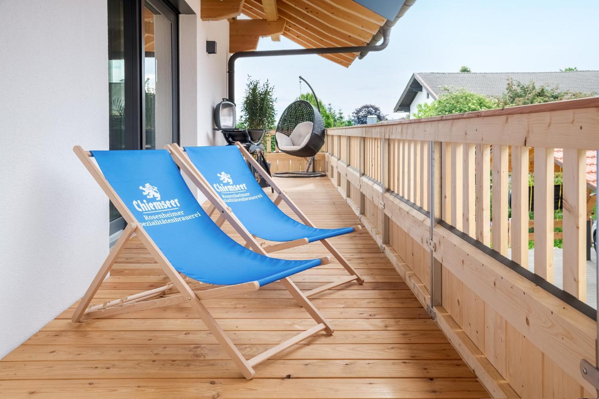 Fenjoy: Ferienapartment In Neubau / Balkon / Bbq 基姆湖畔贝尔瑙 外观 照片